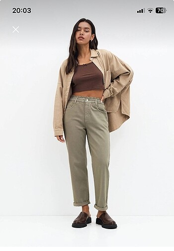 Pull&bear paperbag pantolon