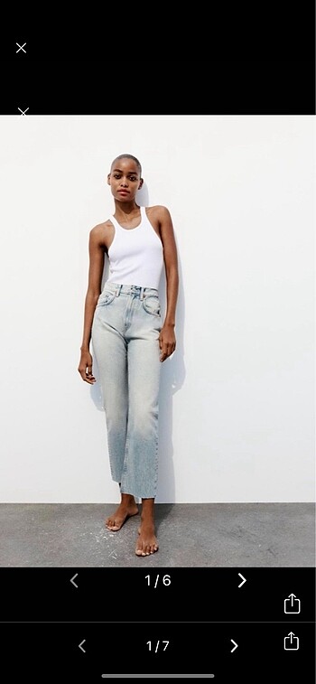 Zara straight jean