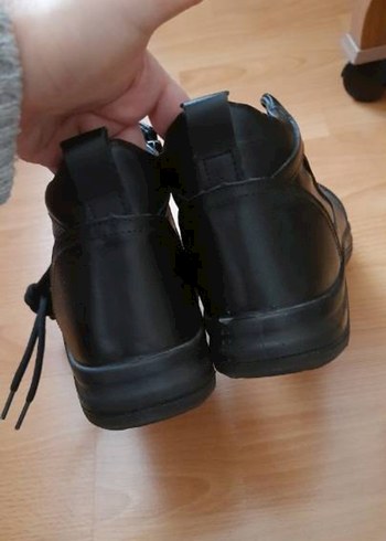 42 numara Siyah Bağcıklı ve fermuarlı Erkek bot - Görsel 4