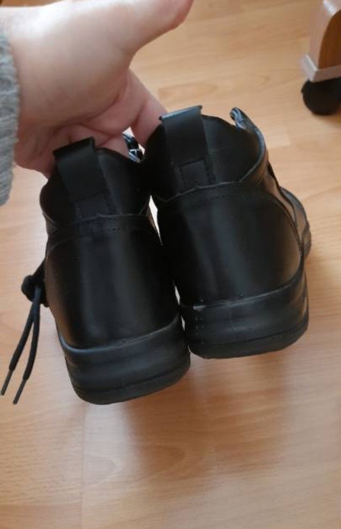 42 numara Siyah Bağcıklı ve fermuarlı Erkek bot - Görsel 4