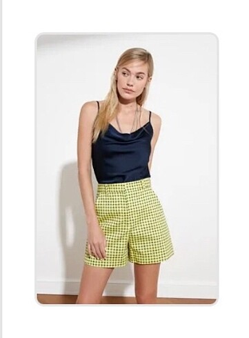 Trendyolmilla saten ipli bluz