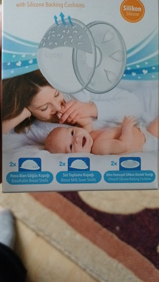 mycey Silikon Göğüs Kalkanı Seti Beyaz - Görsel 3