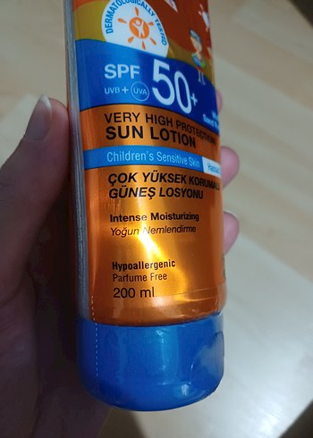 Bioxcin Kids SPF 50+ Çok Yüksek Koruma Güneş Losyonu - Görsel 4