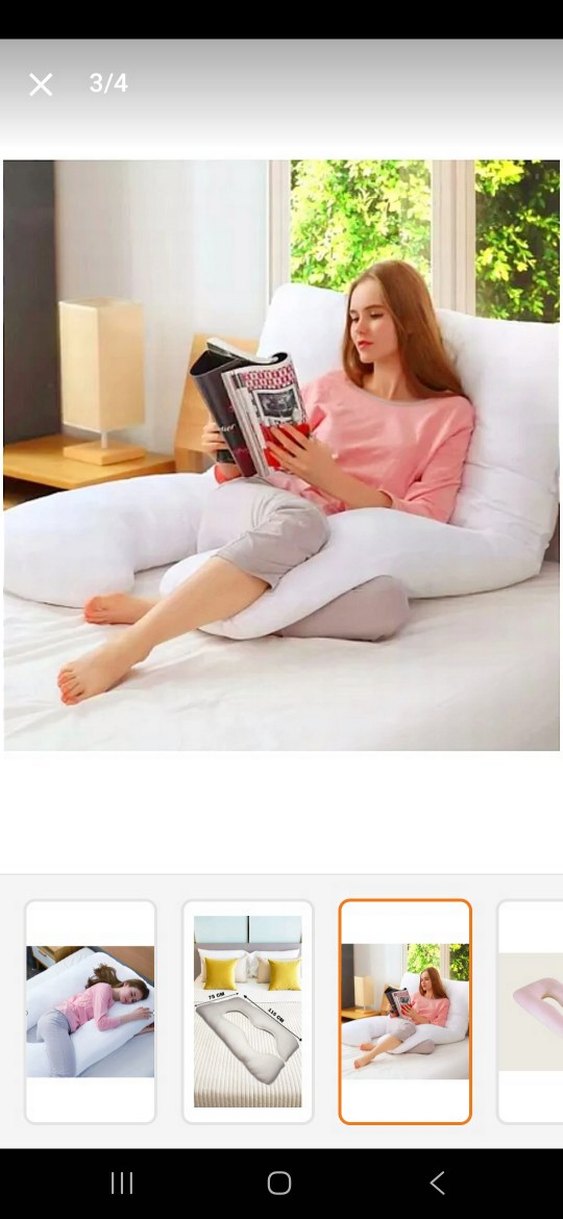 Hamile yastığı / emzirme minderi - Görsel 4