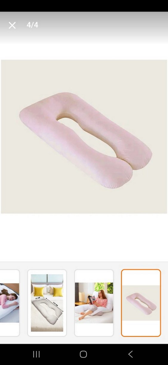 Hamile yastığı / emzirme minderi - Görsel 3