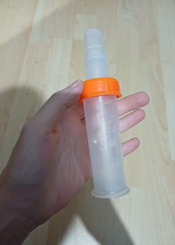 Turuncu kaşık biberon / Bebek Biberonu - Görsel 2