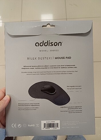 Bilek destekli mouse pad / mousepad - Görsel 3