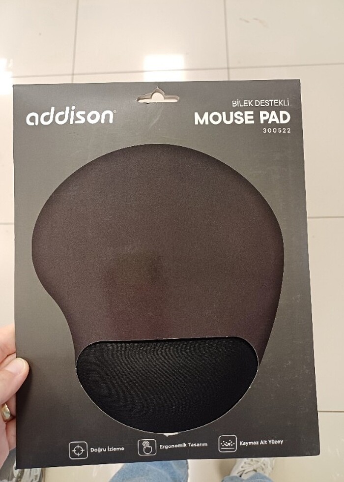 Bilek destekli mouse pad / mousepad - Görsel 2