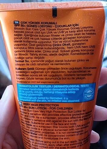 Bioxcin kids güneş kremi - Görsel 4