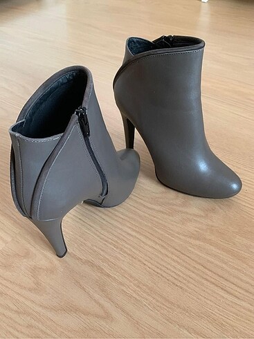 37 Beden gri Renk Elle Bootie