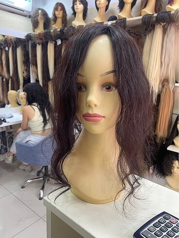 xs Beden siyah Renk Gerçek saçtan tepelik