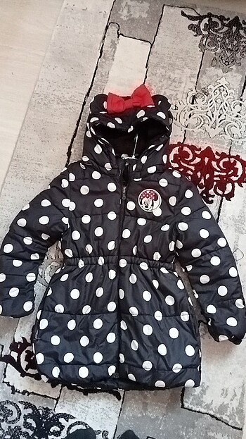 Lisanslı Minnie mause Kız çocuk mont