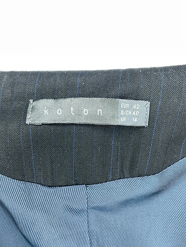 42 Beden siyah Renk Koton Blazer %70 İndirimli.
