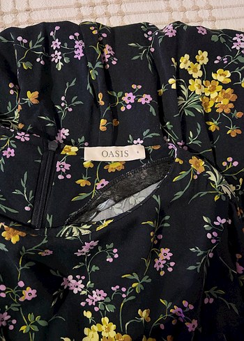 Çiçek Desenli Uzun Bohem Elbise - Görsel 4