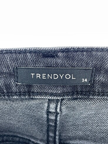34 Beden gri Renk Trendyol & Milla Jean / Kot %70 İndirimli.
