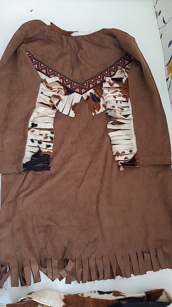 Kız çocuk Kızılderili kostüm 