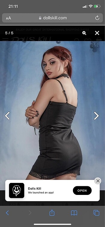 Killstar Gotik elbise DOLLSKILL