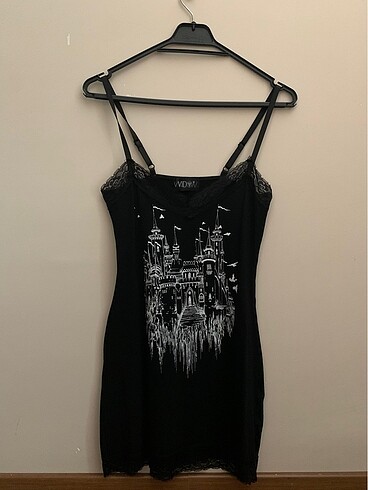 s Beden siyah Renk Gotik elbise DOLLSKILL