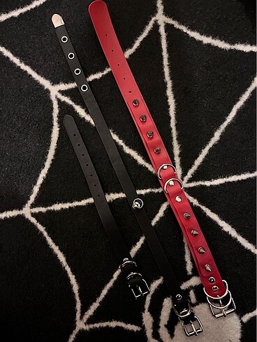 Beden çeşitli Renk Deri choker set