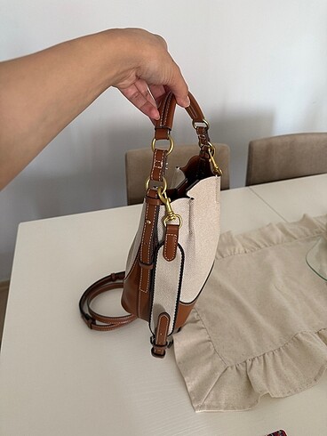  Beden camel Renk Zara çanta