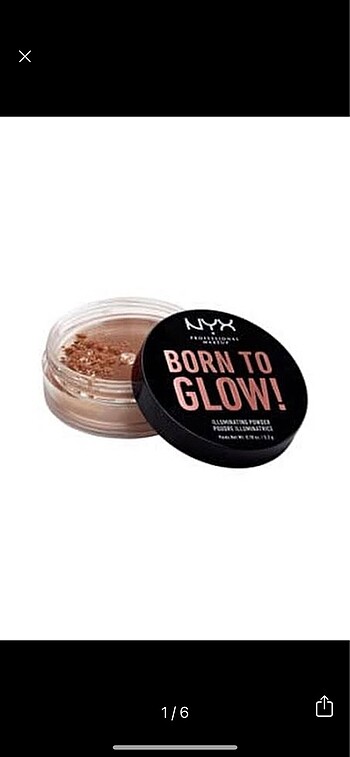 Nyx Born to glow illuminator powder