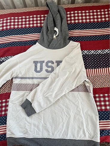 Beyaz sweatshirt - Görsel 2