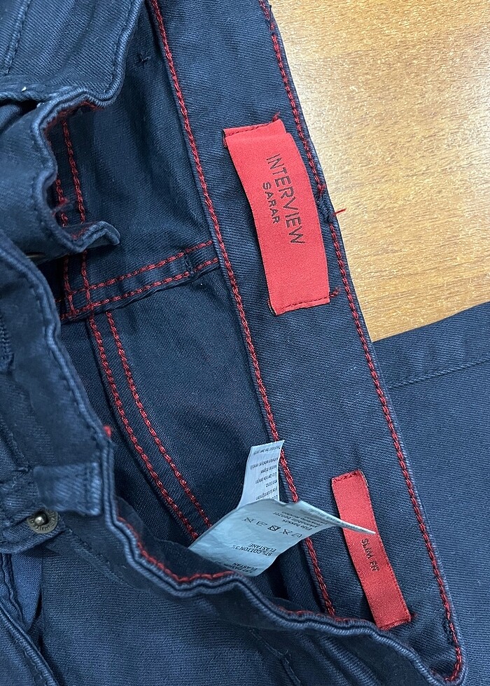 Sarar Lacivert pantolon - Görsel 3