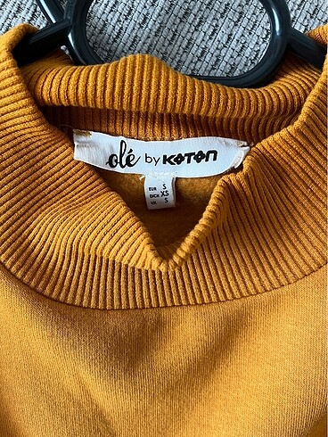 Hardal Sarısı Sweatshirt - Görsel 3