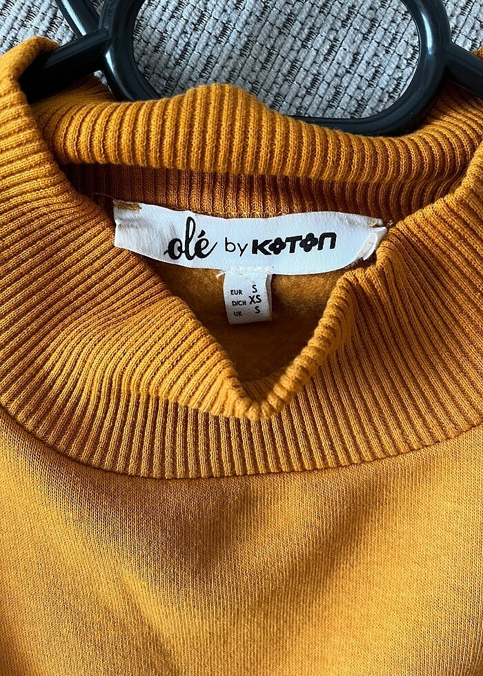 Hardal Sarısı Sweatshirt - Görsel 3