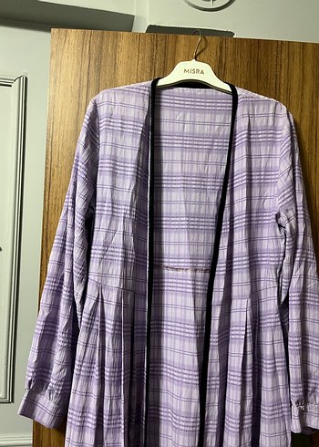 Uzun Mor Bohem Kadın Elbisesi - Görsel 5