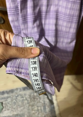 Uzun Mor Bohem Kadın Elbisesi - Görsel 7