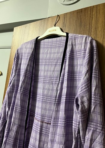 Uzun Mor Bohem Kadın Elbisesi - Görsel 2