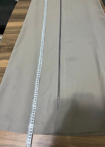 Nakış İşlemeli Bej abaya - Görsel 7