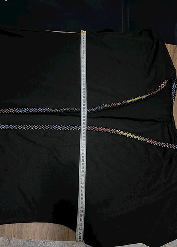 Siyah Uzun Kollu Salaş tunik - Görsel 10