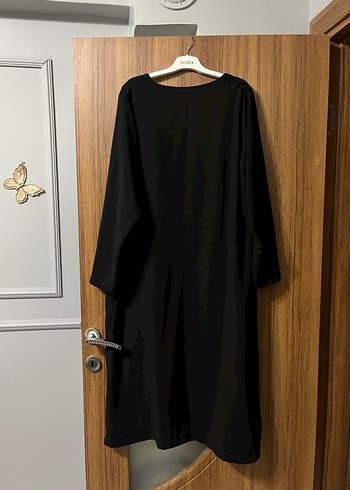 Siyah Uzun Kollu Salaş tunik - Görsel 6