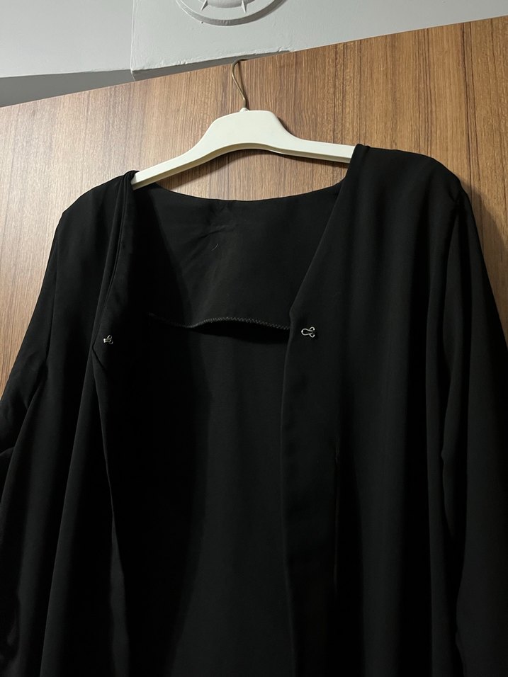 Siyah Uzun Kollu Salaş tunik - Görsel 5