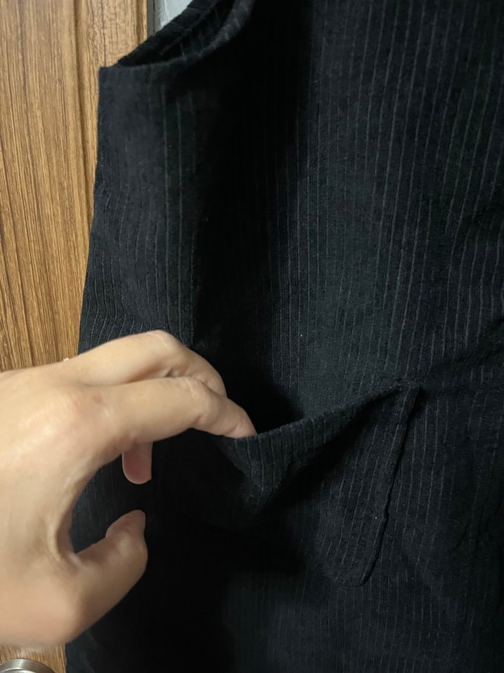 Siyah Midi Kısa Askılı Tulum - Görsel 2