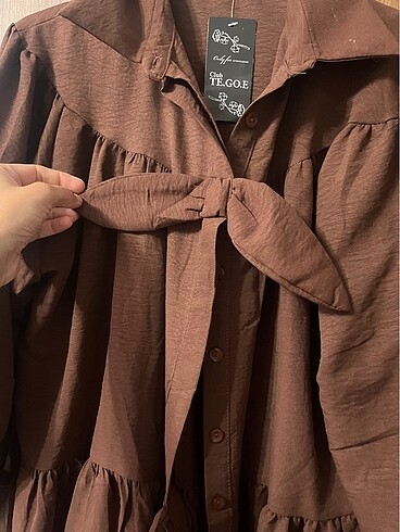 xl Beden kahverengi Renk Tunik /gömlek