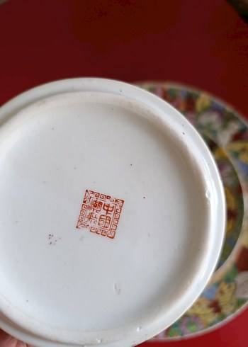 kırmızı damgalı  4 lü talım - Görsel 7