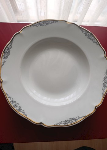 Beyaz Dekoratif Yemek Tabağı - Görsel 2