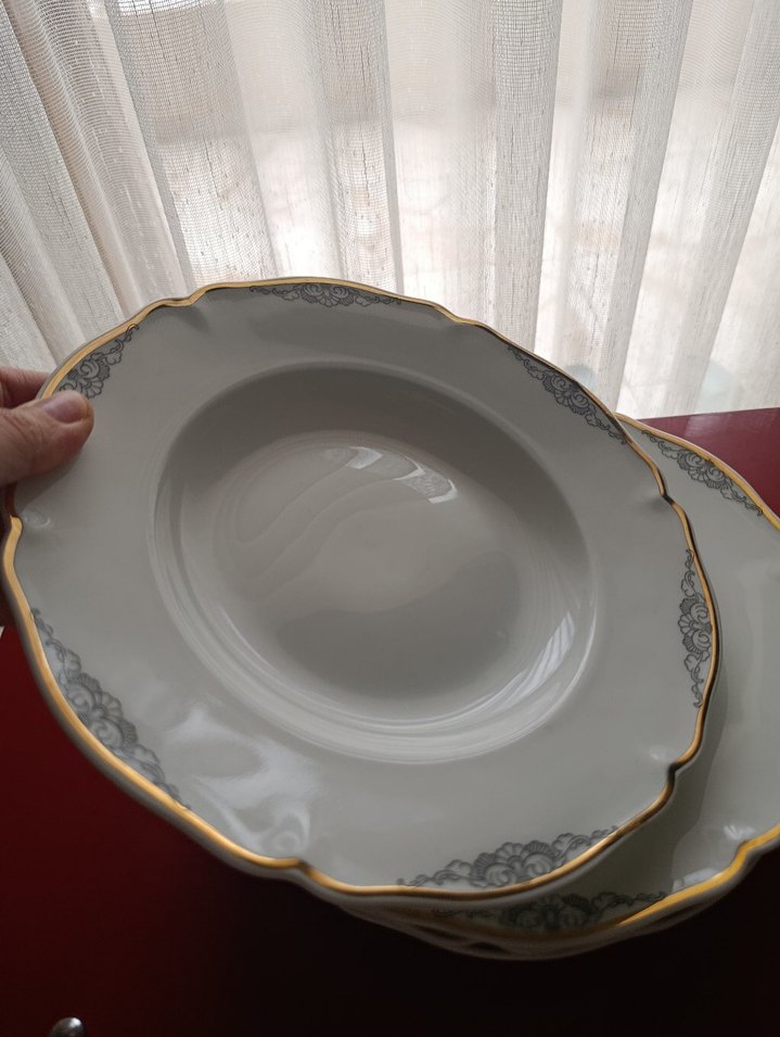 Beyaz Dekoratif Yemek Tabağı - Görsel 3