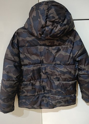 Erkek Çocuk Kamuflaj Kapüşonlu Mont - Görsel 7