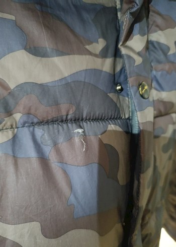 Erkek Çocuk Kamuflaj Kapüşonlu Mont - Görsel 4