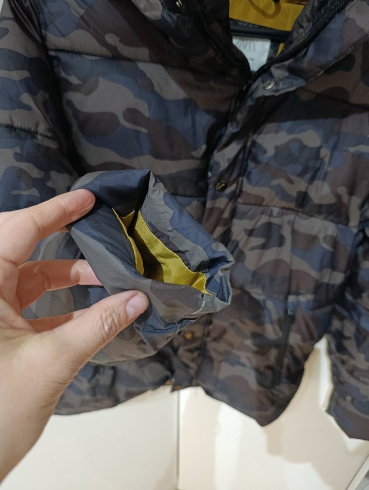 Erkek Çocuk Kamuflaj Kapüşonlu Mont - Görsel 5