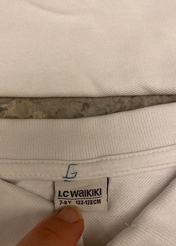 Erkek Çocuk Beyaz Polo Yaka Tişört - Görsel 3