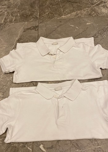 Erkek Çocuk Beyaz Polo Yaka Tişört - Görsel 4