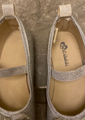 Kız Çocuk Gri Fiyonklu Babet Ayakkabı - Görsel 3