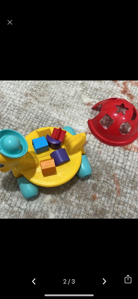 Renkli Kaplumbağa Şekilli Eğitici Oyuncak - Görsel 2