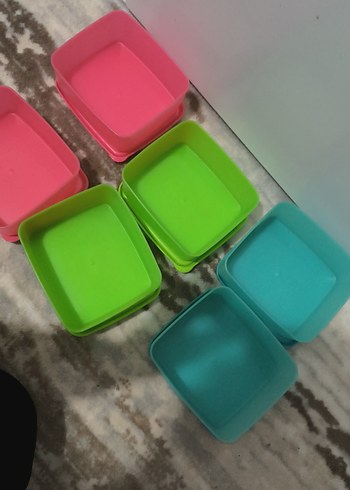 Renkli Plastik Saklama Kapları Seti - Görsel 3