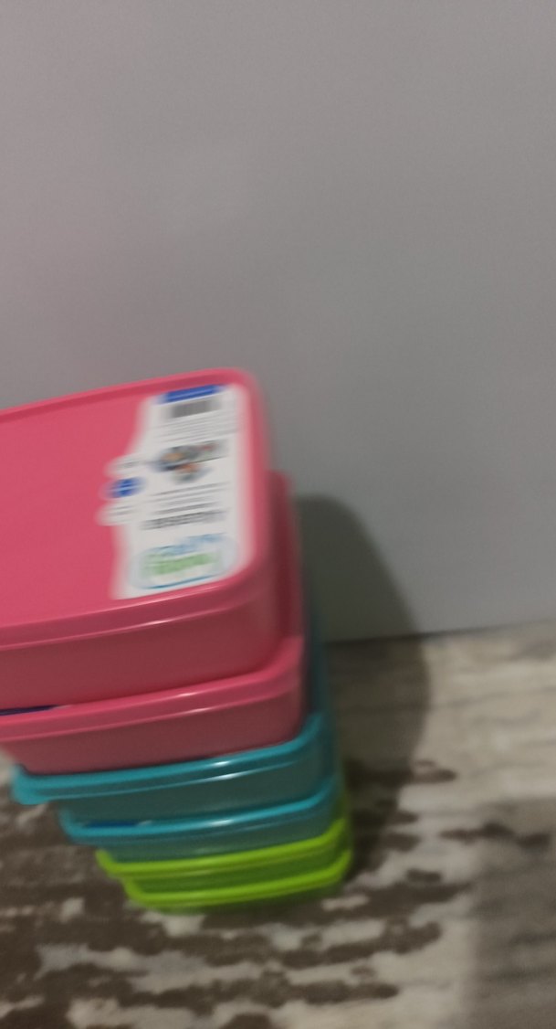 Renkli Plastik Saklama Kapları Seti - Görsel 2